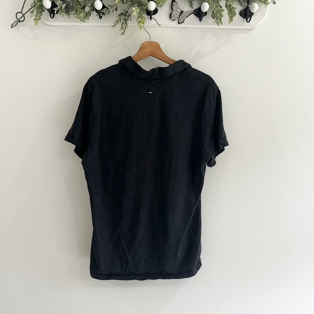 Men's Rag & Bone Interlock Knit Polo Shirt in Color Sal Size XL KK6012 - Picture 3 of 3